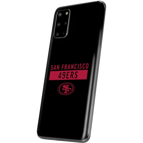 NFL San Francisco 49ers Black Performance Series Galaxy S20 Plus Skin